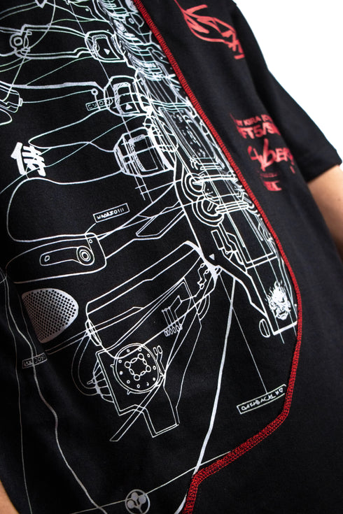 Samurai Oversized T-Shirt | Inspired by Cyberpunk 2077